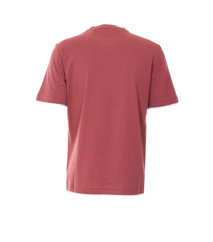 Brunello Cucinelli T-Shirts And Polos Red Cotton
