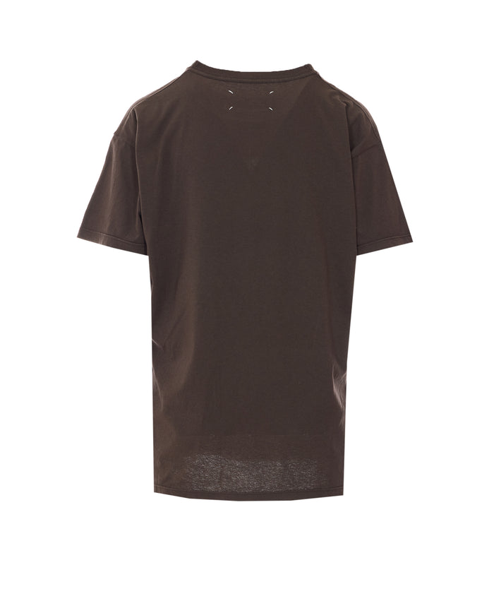 Maison Margiela T-shirts and Polos Brown Cotton