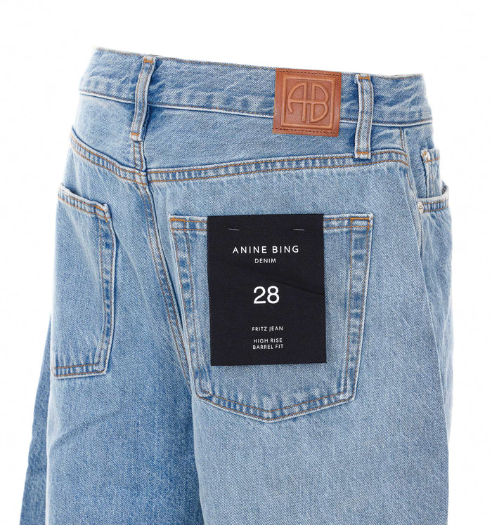ANINE BING Jeans Blue Cotton