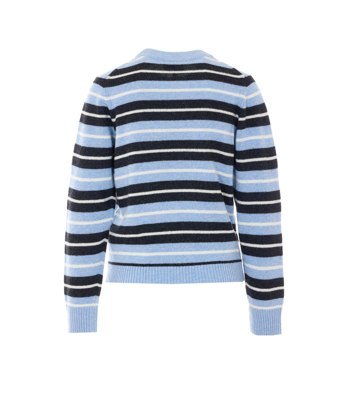 Ganni Sweaters Blue Wool