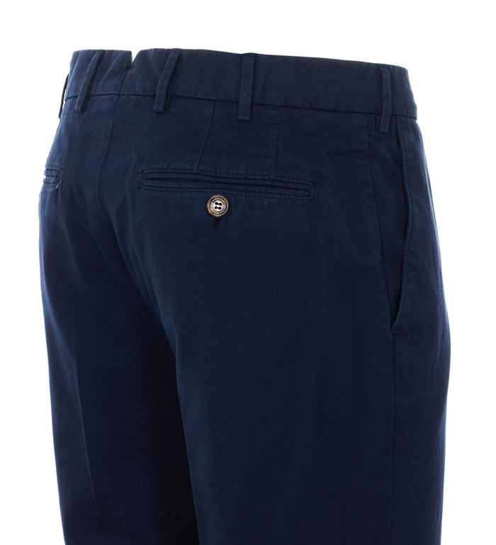 Brunello Cucinelli Trousers Blue Cotton