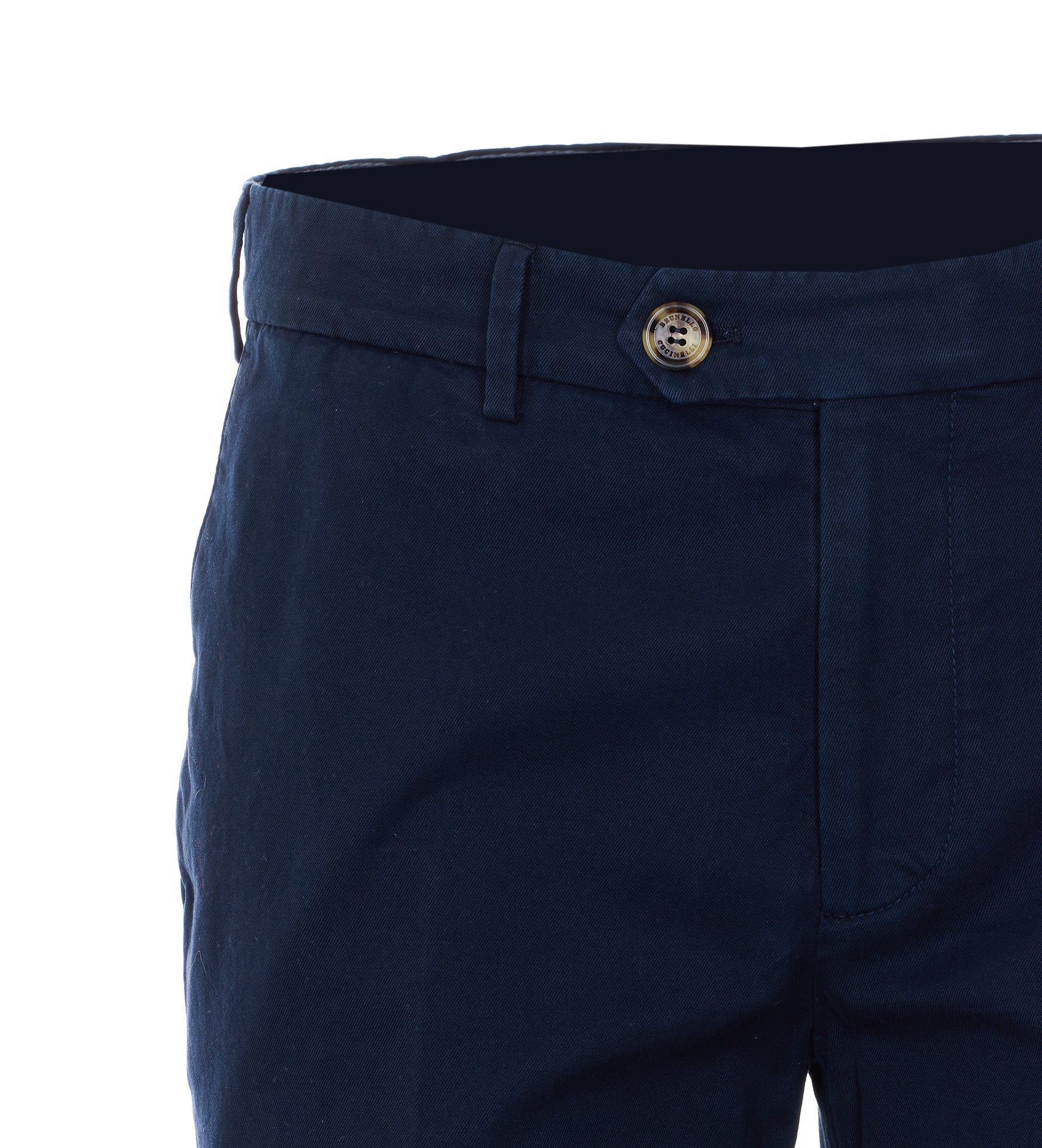 Brunello Cucinelli Trousers Blue Cotton