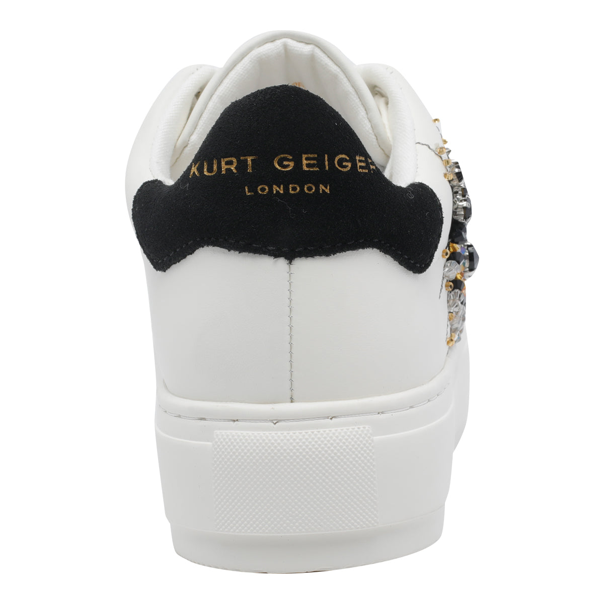 Kurt Geiger Sneakers White Calf Leather/rubber Sole