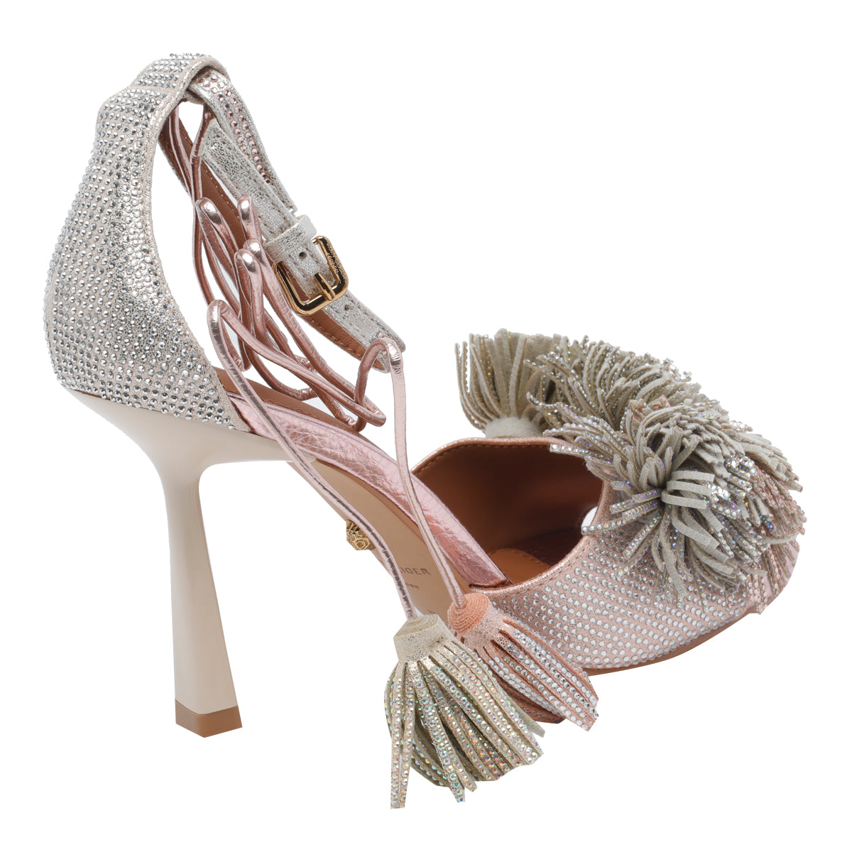Kurt Geiger With Heel Pink Fabric/rubber Sole