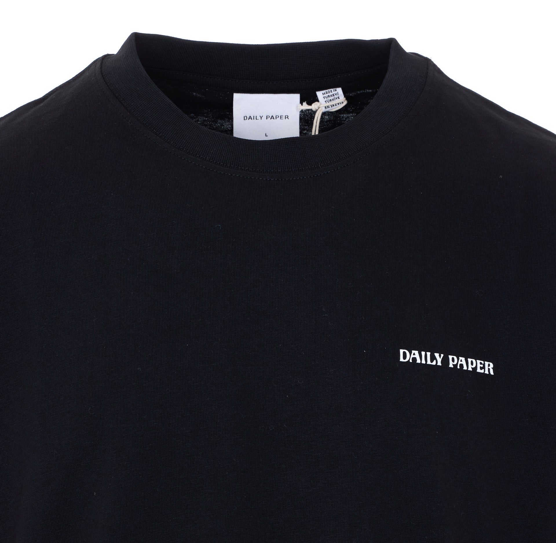 Daily Paper Uomo T-shirts and Polos Black Cotton