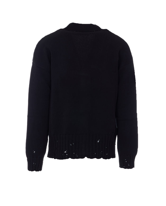 Marni Sweaters Black Cotton