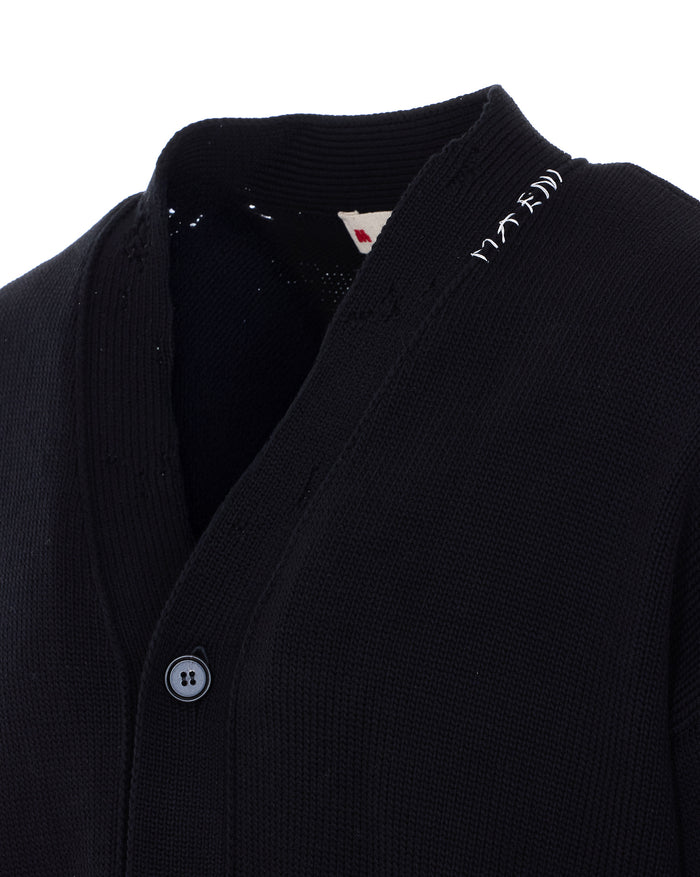 Marni Sweaters Black Cotton