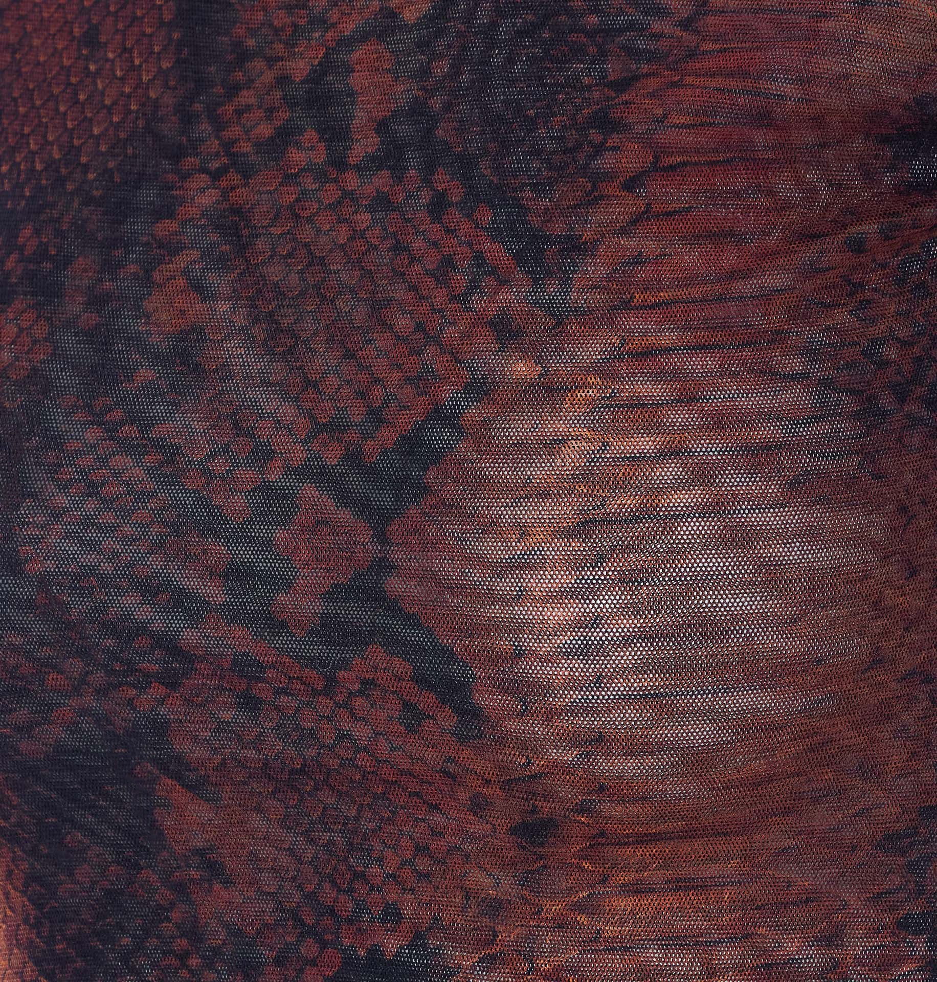 JEAN PAUL GAULTIER T-shirts and Polos Brown Polyamide