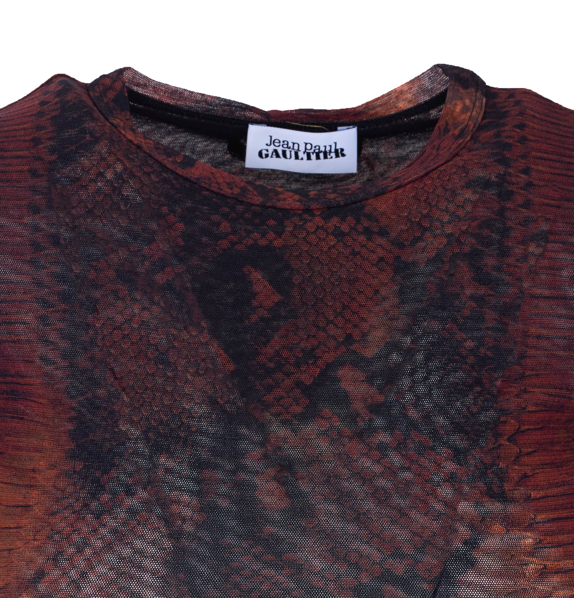 JEAN PAUL GAULTIER T-shirts and Polos Brown Polyamide
