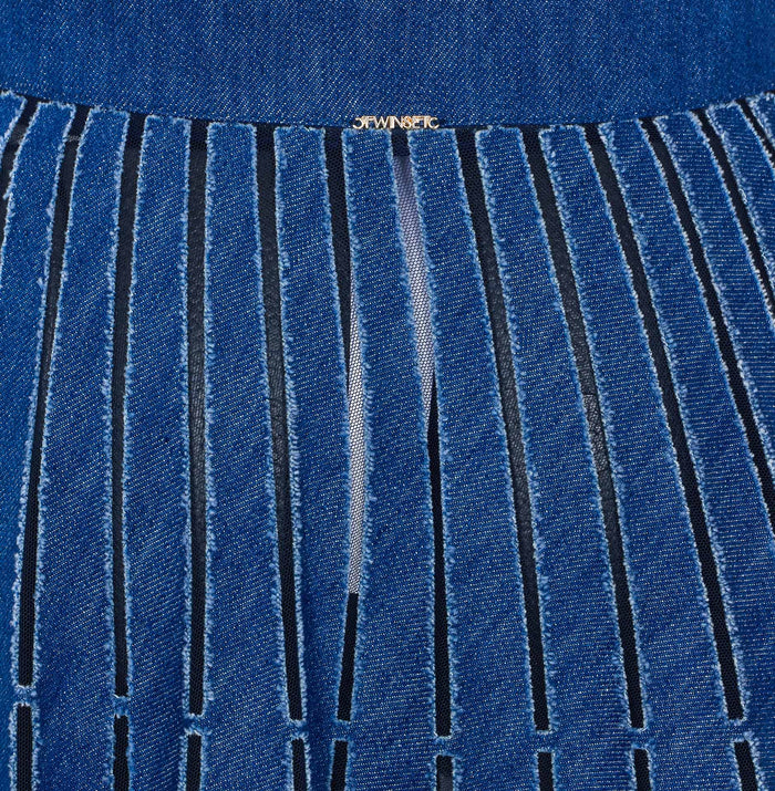 Twin-set Skirts Blue Cotton