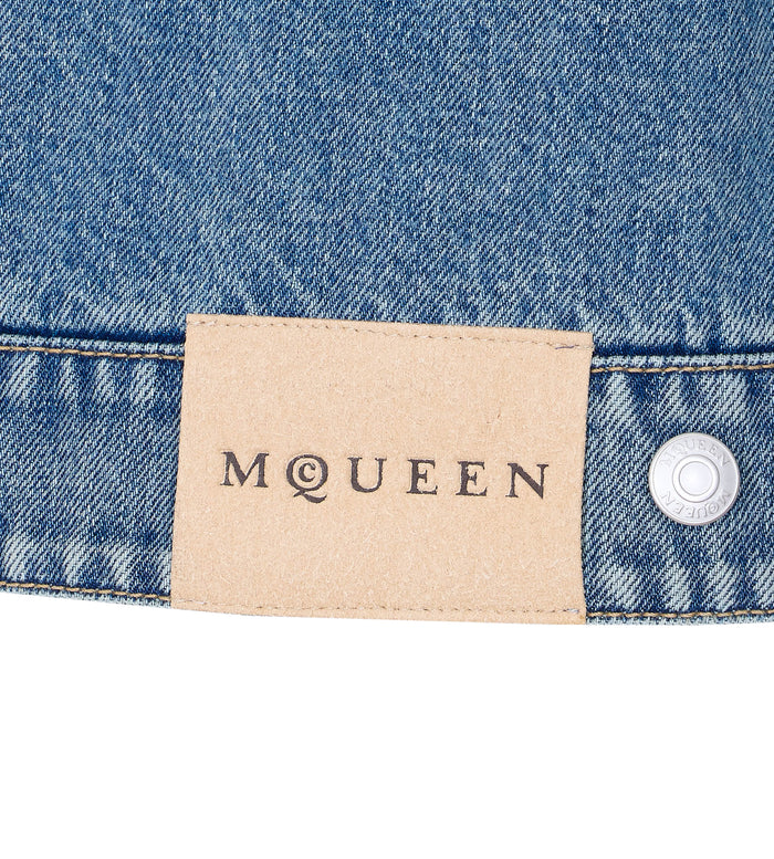 Alexander McQueen Jackets Blue Cotton