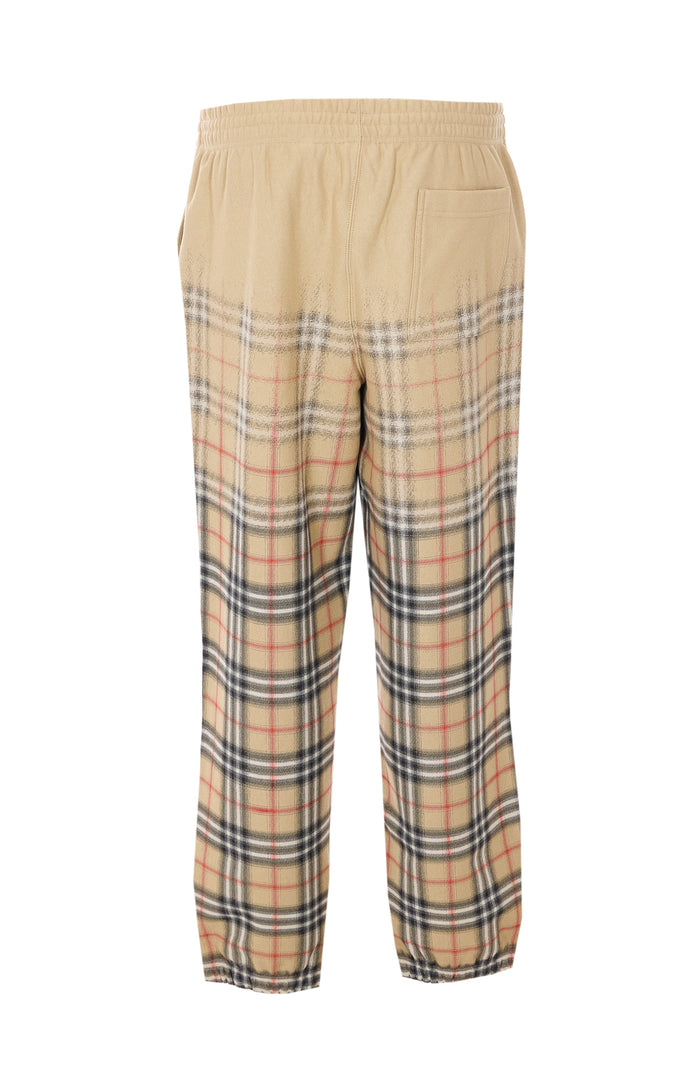 Burberry Trousers Beige Cotton