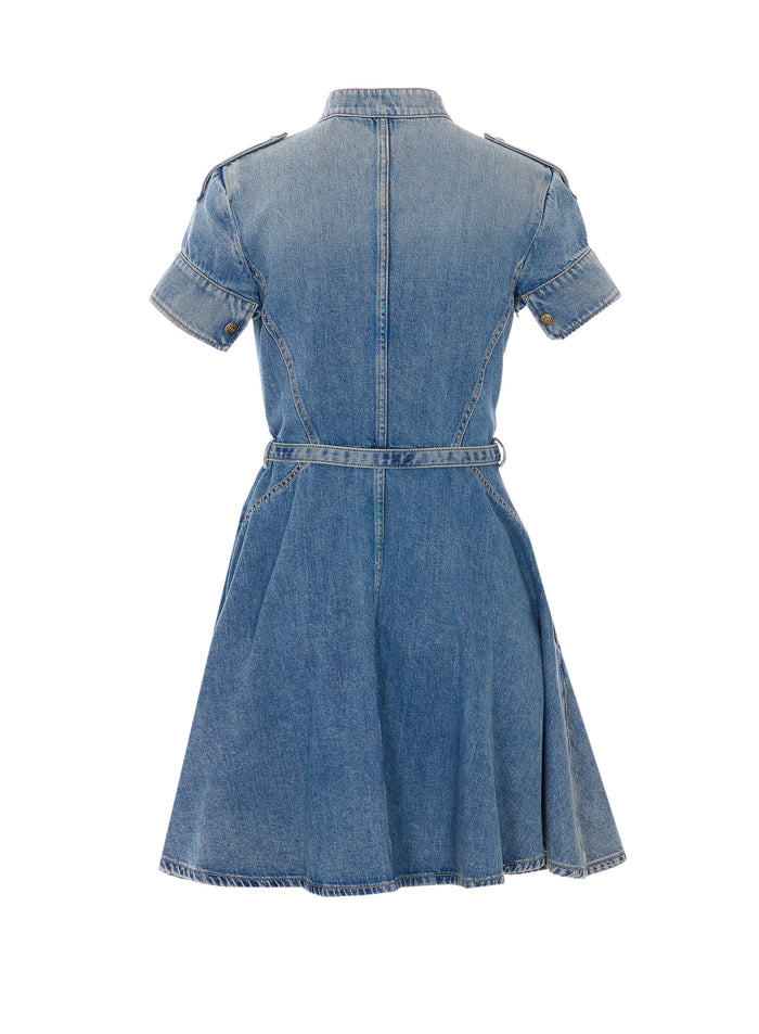 Alexander McQueen Dresses Blue Cotton
