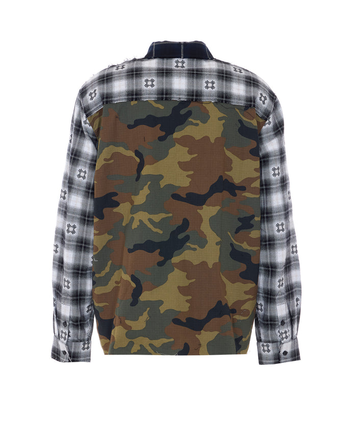 Amiri Shirts Blue Cotton