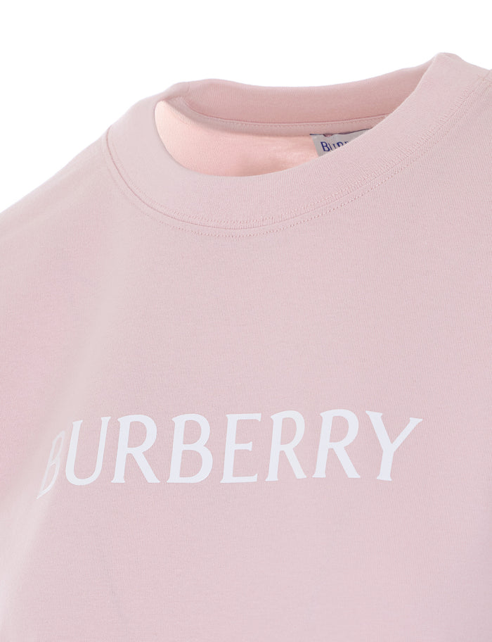 Burberry T-shirts and Polos Pink Cotton