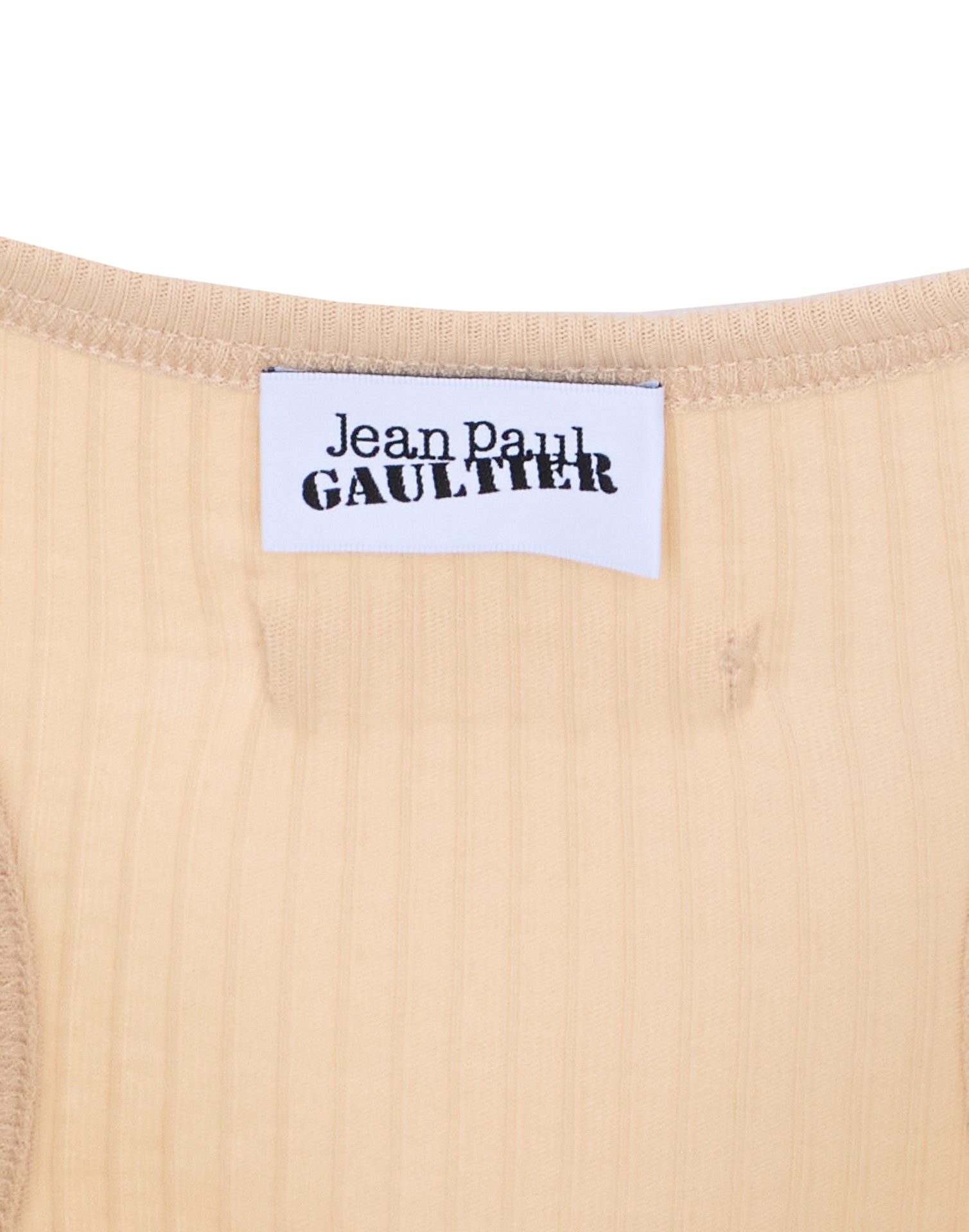 JEAN PAUL GAULTIER Top Beige Cotton