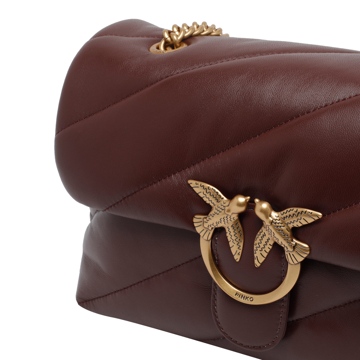 Pinko Bags Red Sheep Leather