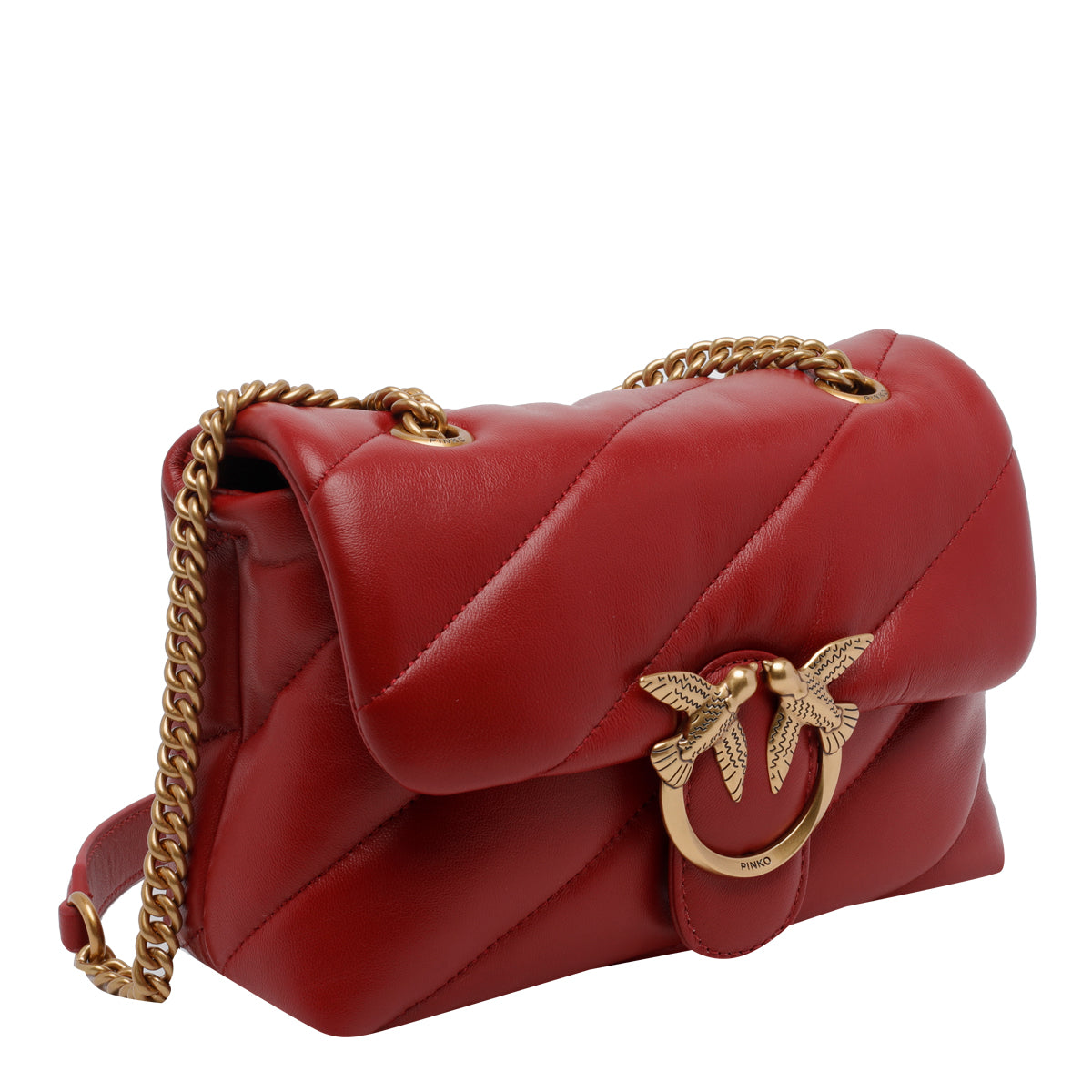 Pinko Bags Red Sheep Leather