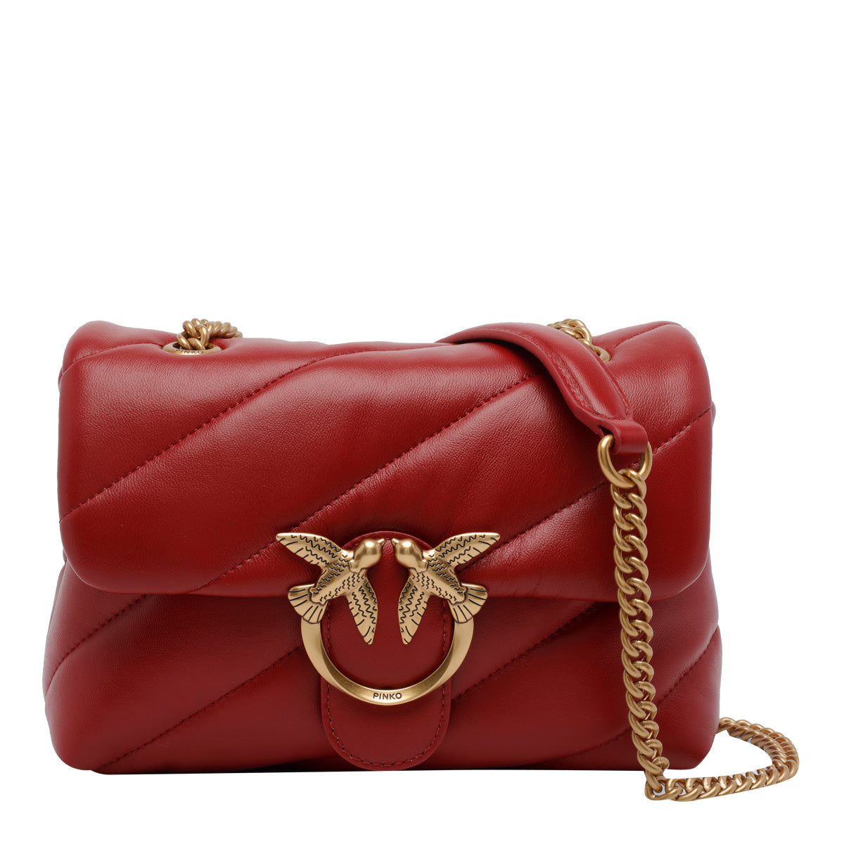 Pinko Bags Red Sheep Leather