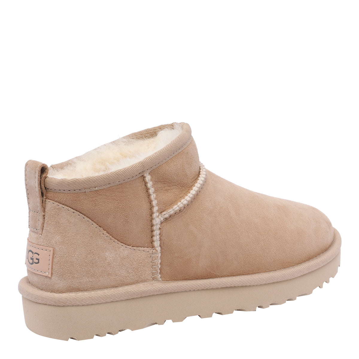 UGG Boots Beige Suede Leather/rubber Sole