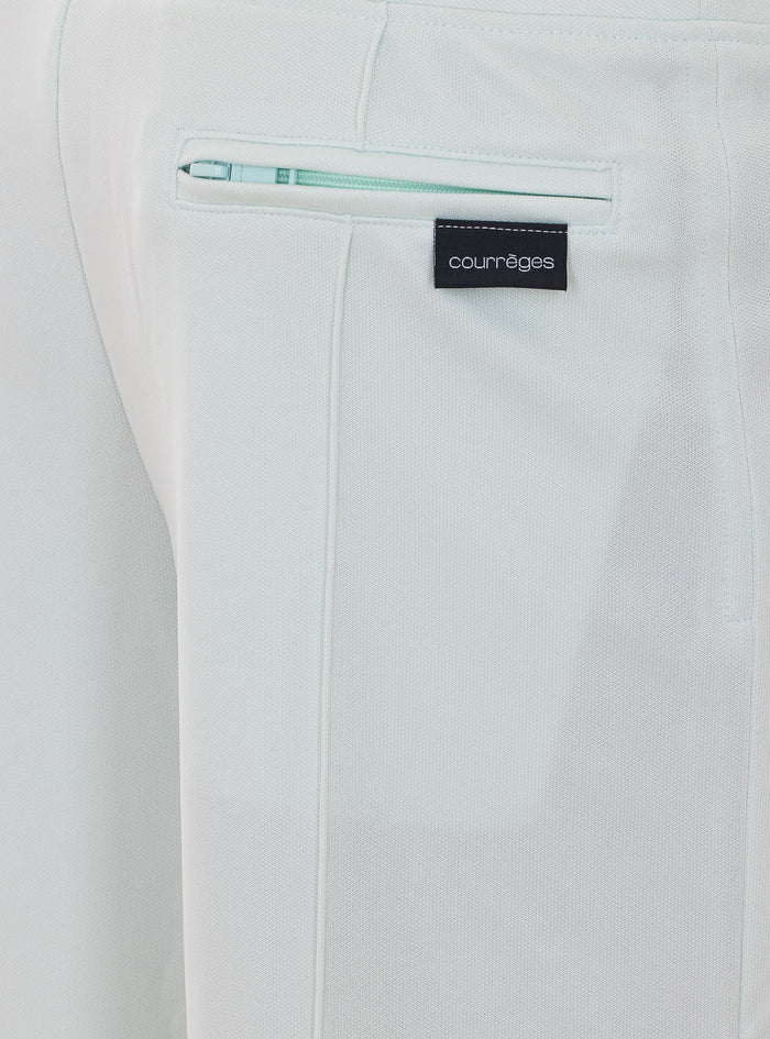 Courreges Trousers Green Polyester