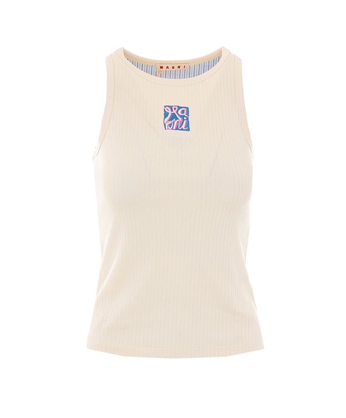 Marni Top White Cotton