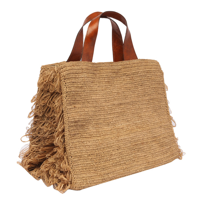 Ibeliv Bags Beige Rafia