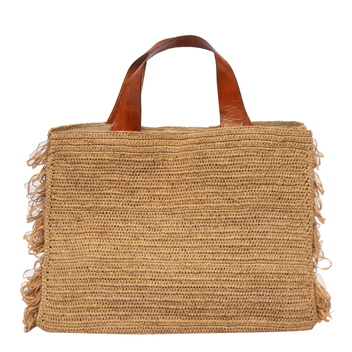 Ibeliv Bags Beige Rafia