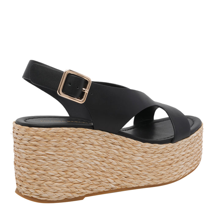 Paloma Barcelò Sandals Black Calf Leather/rubber Sole