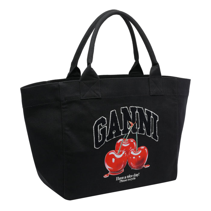 Ganni Bags Black Cotton