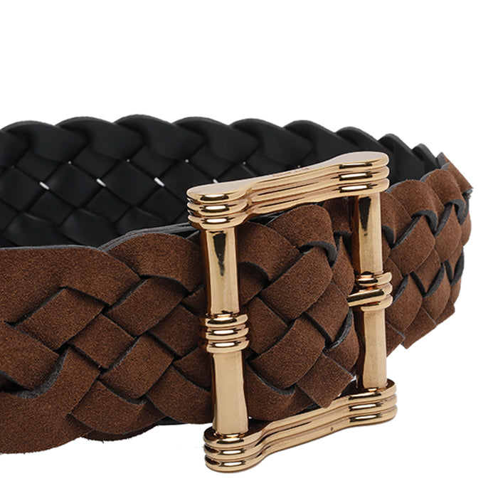 Etro Belts Brown Calf Leather