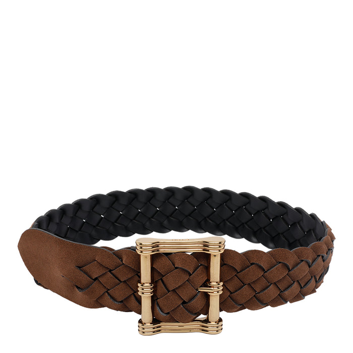 Etro Belts Brown Calf Leather