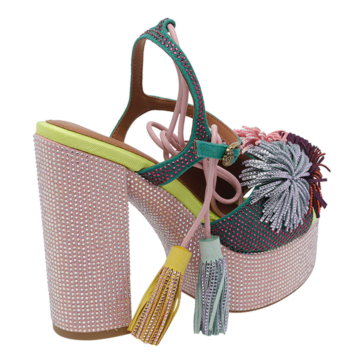 Kurt Geiger With Heel MultiColour Fabric And Strass/rubber Sole