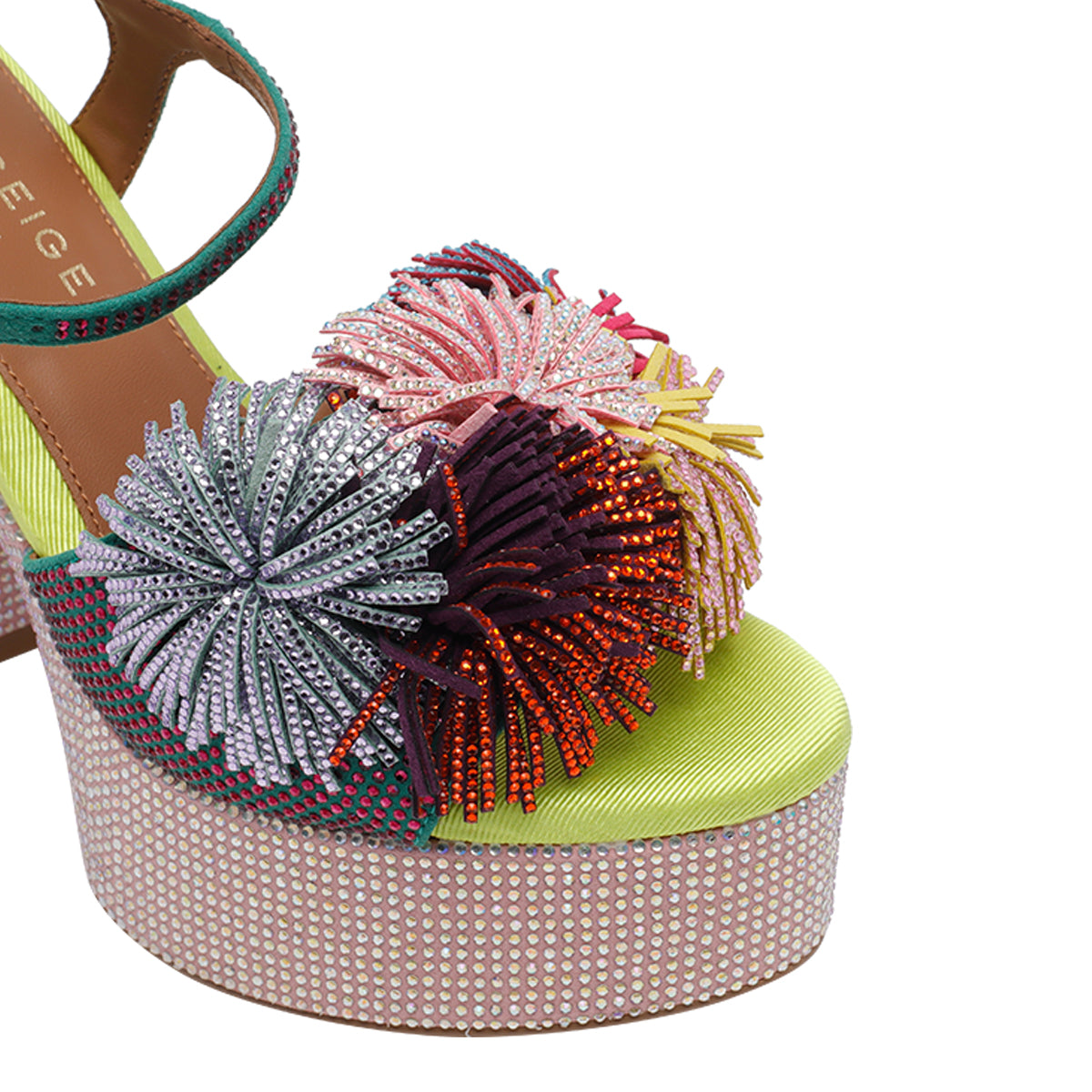 Kurt Geiger With Heel MultiColour Fabric And Strass/rubber Sole