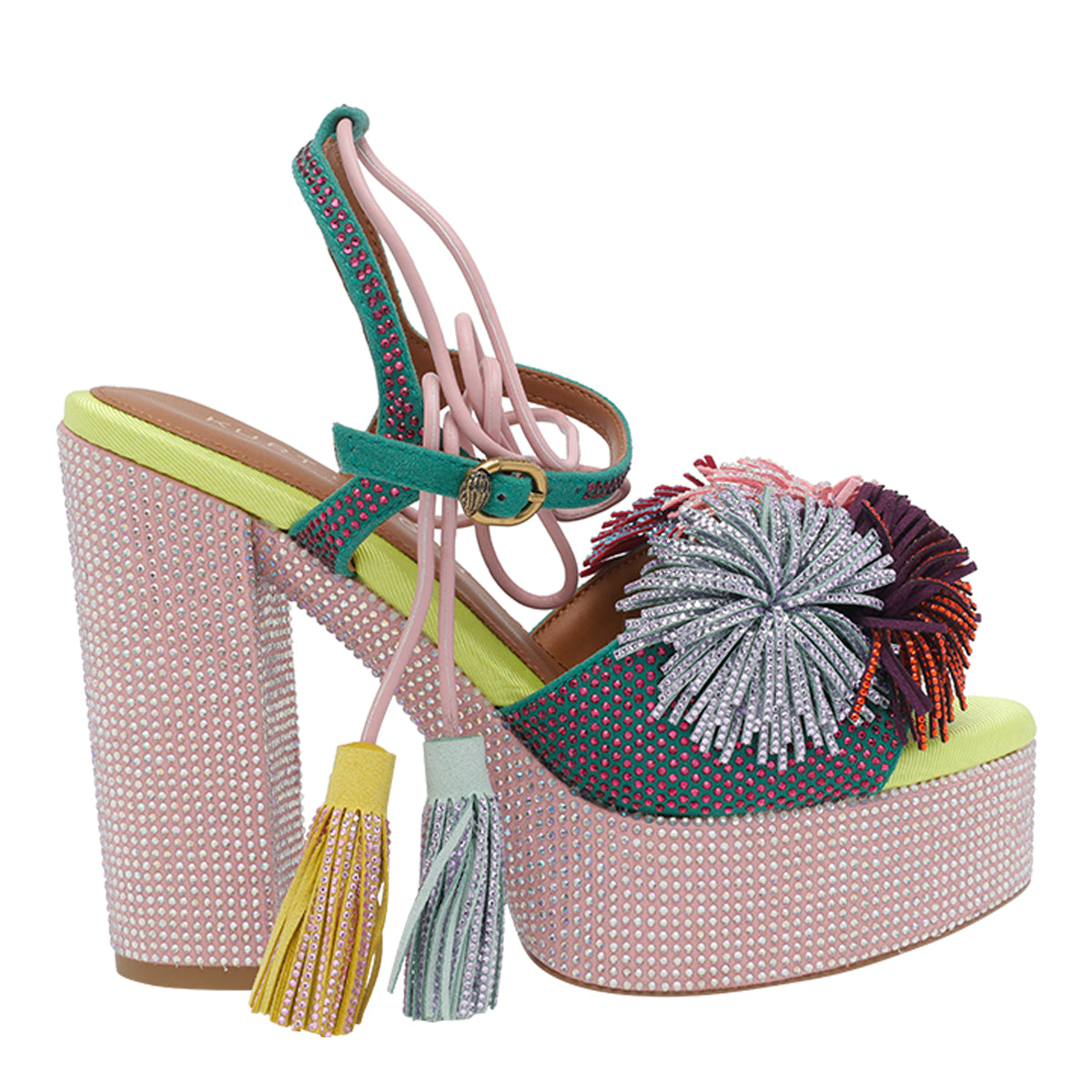 Kurt Geiger With Heel MultiColour Fabric And Strass/rubber Sole
