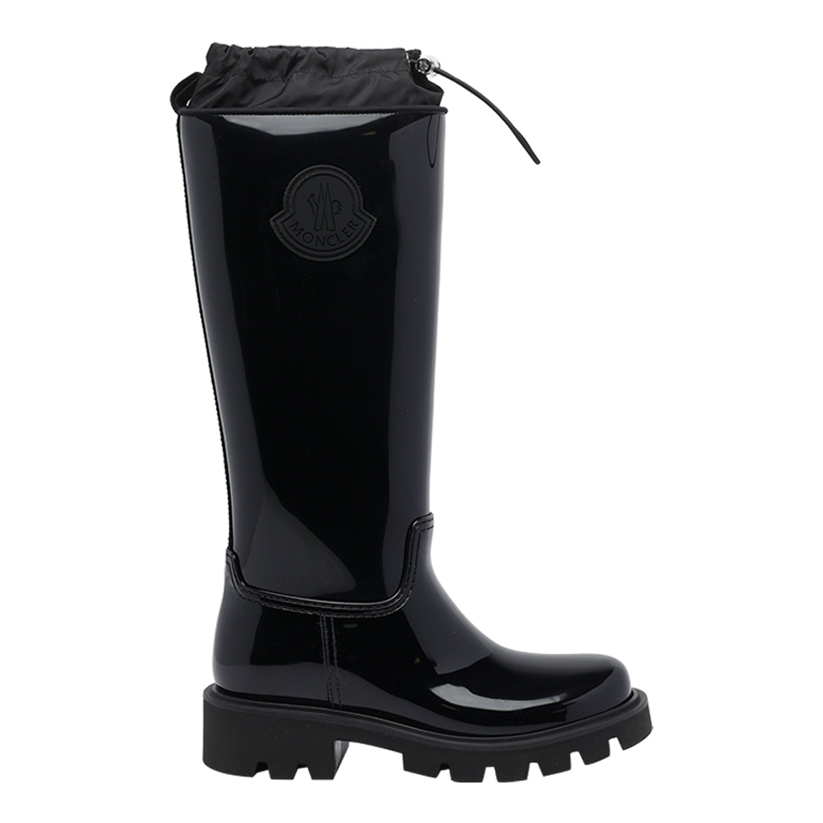 Moncler Boots Black Pvc/rubber Sole