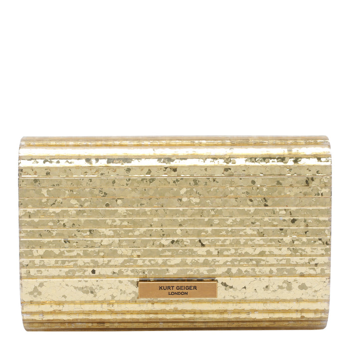 Kurt Geiger Bags Golden Acrylic Metal