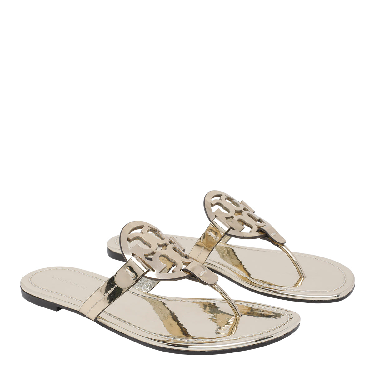 Tory Burch Sandals Golden Calf Leather/rubber Sole