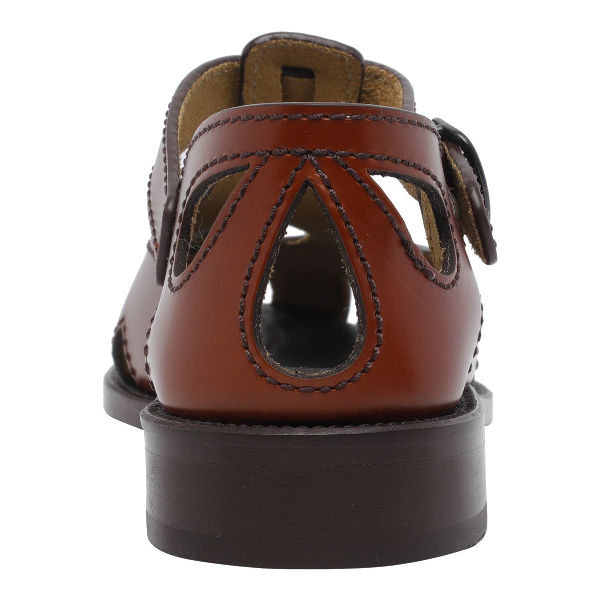 HEREU Sandals Brown Calf Leather/leather Sole