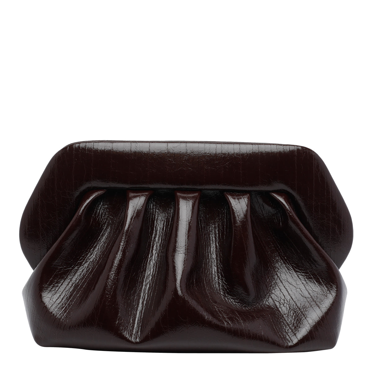 The Moire Bags Brown Vegan Leather