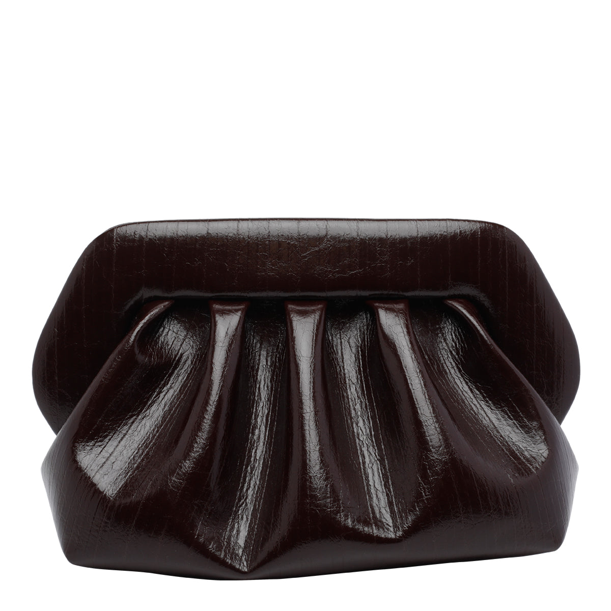 The Moire Bags Brown Vegan Leather