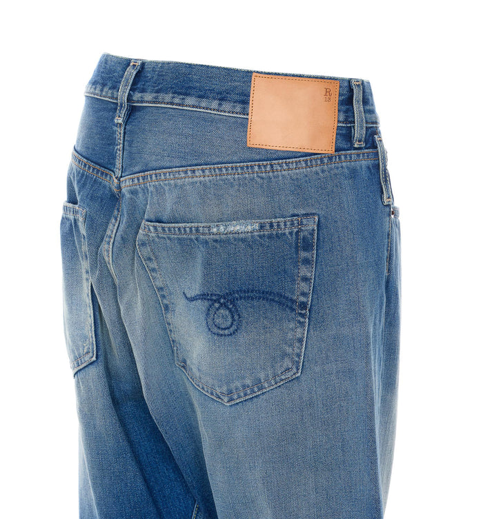 R13 Jeans Blue Cotton