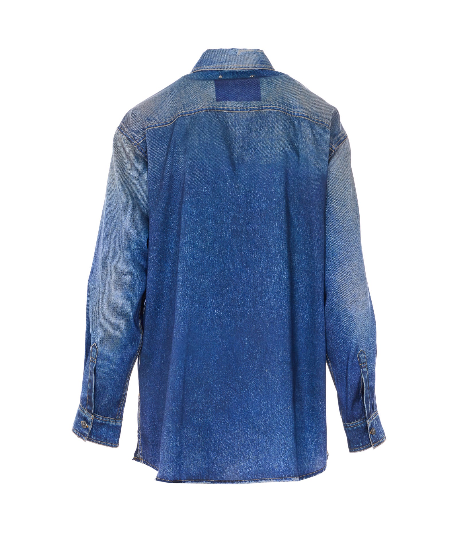 Golden Goose Shirts Blue Polyester