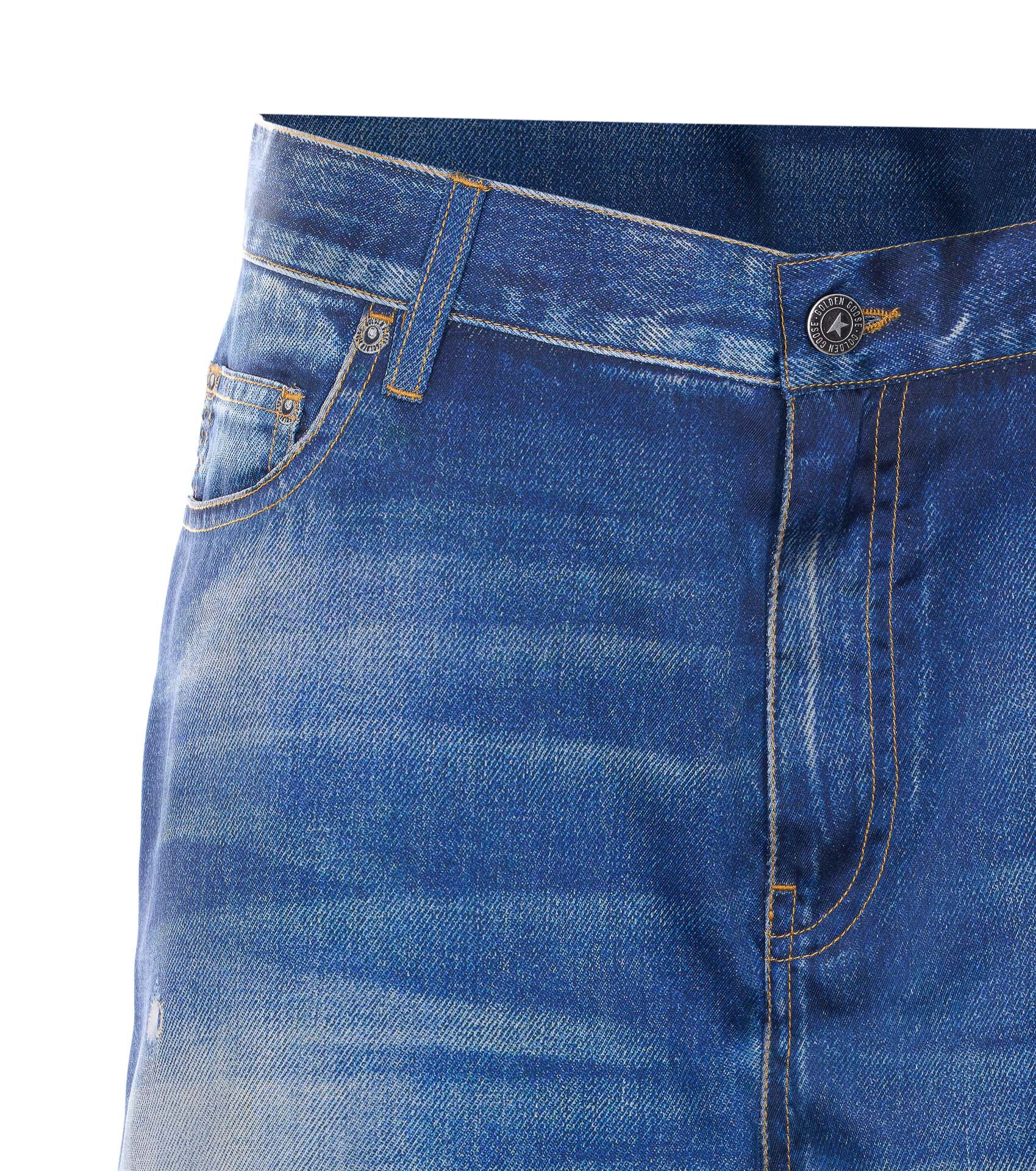 Golden Goose Jeans Blue Polyester