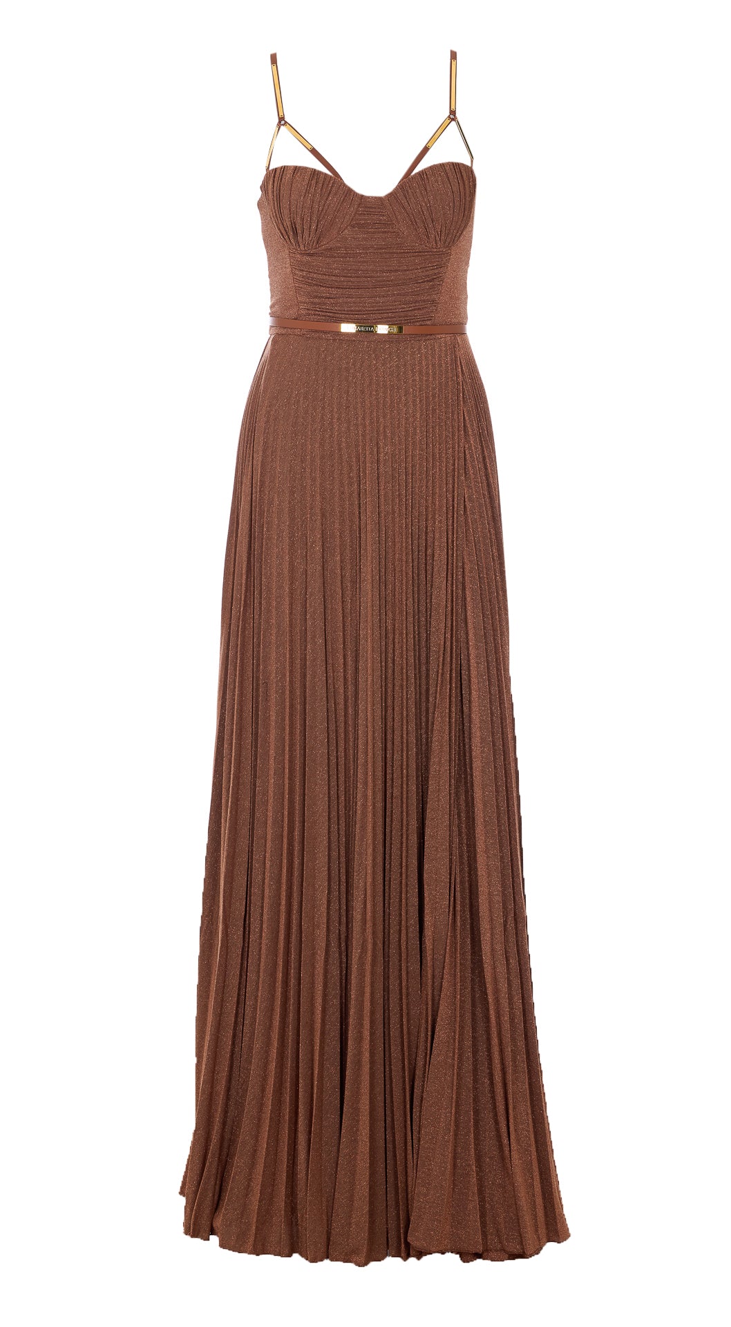 Elisabetta Franchi Dresses Brown Viscose