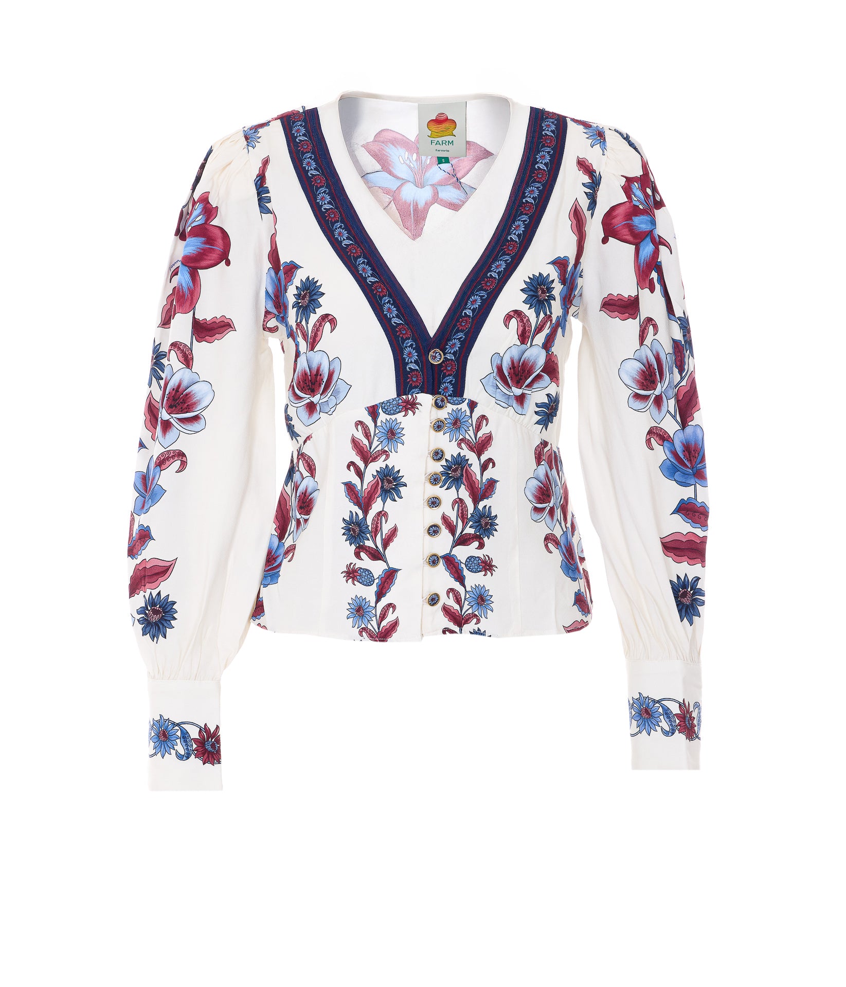 FARM RIO Shirts White Viscose