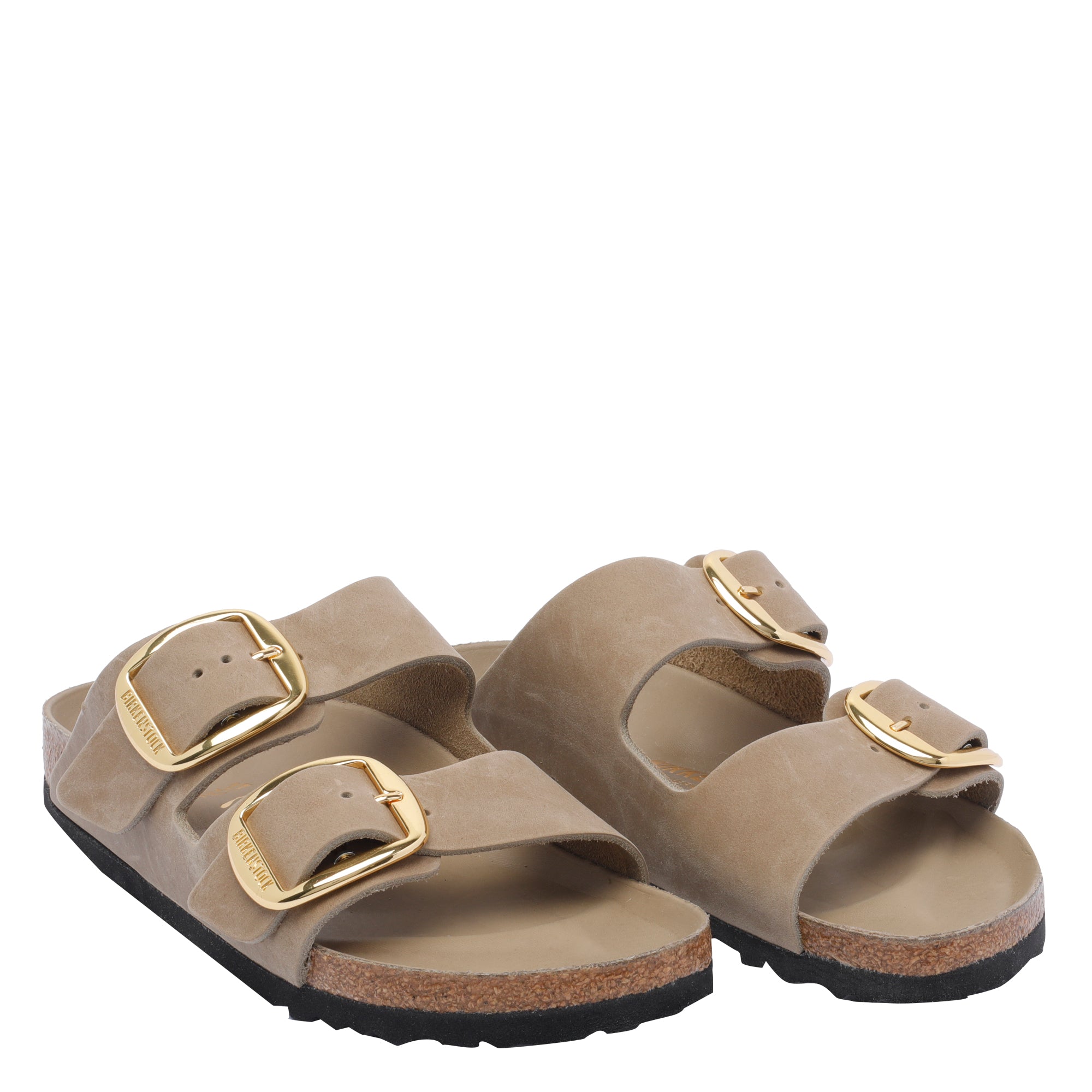 Birkenstock Sandals Beige Calf Leather/rubber Sole