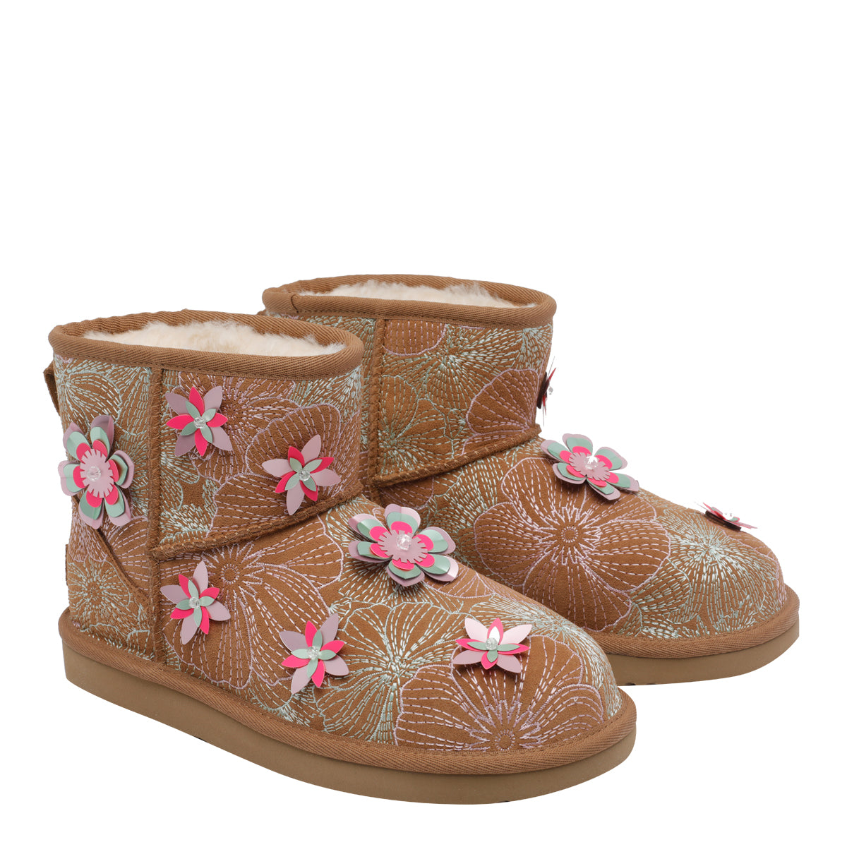 UGG Boots Brown Suede Leather /rubber Sole