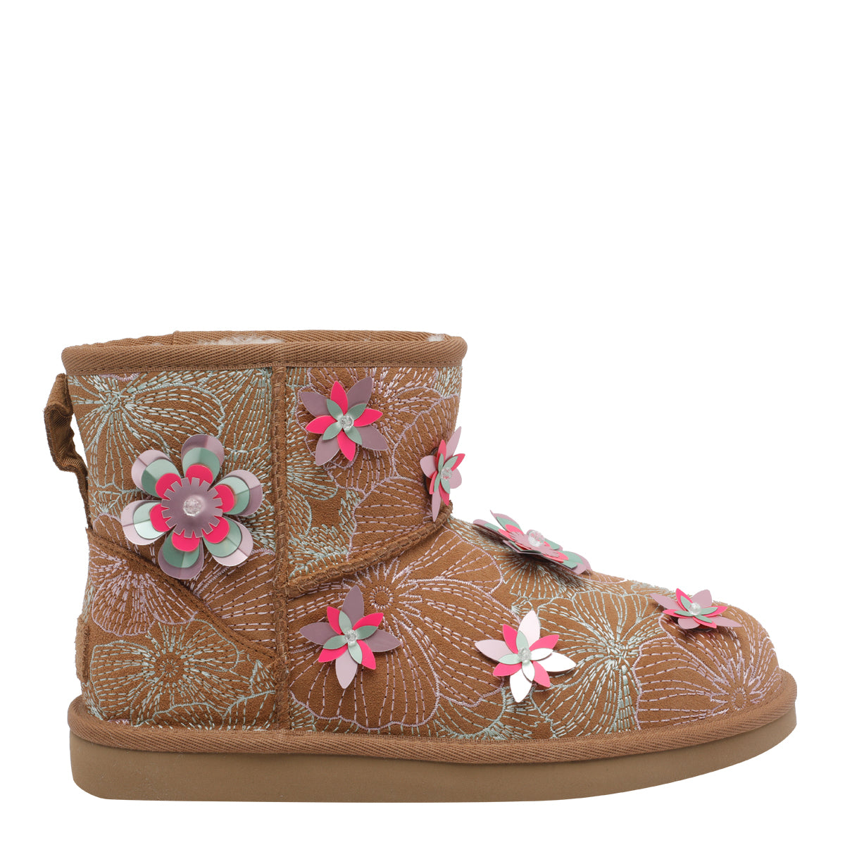 UGG Boots Brown Suede Leather /rubber Sole