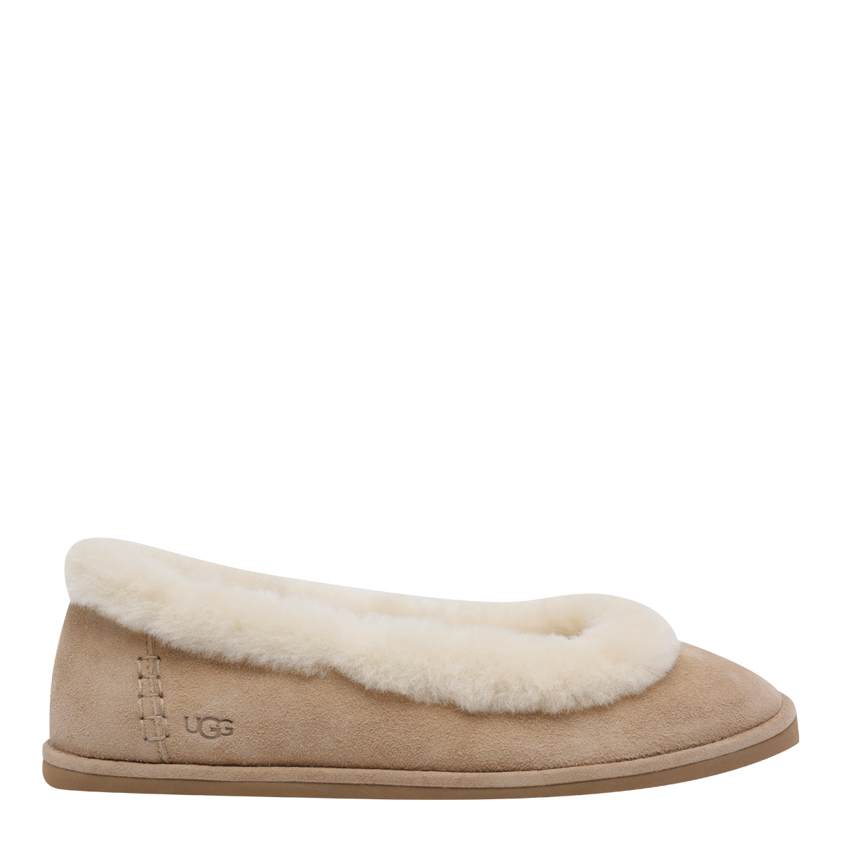 UGG Flat shoes Beige Suede Leather /rubber Sole